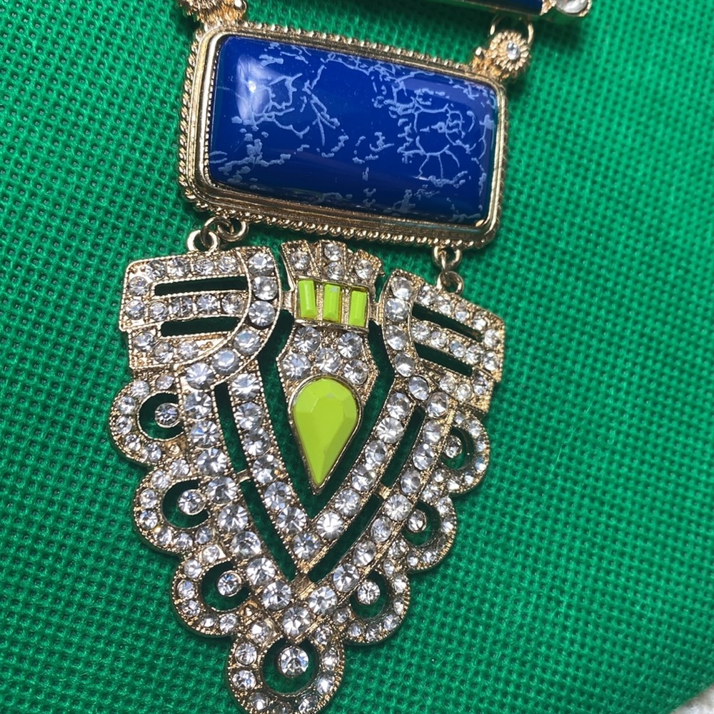 Lapis Statement Necklace - image 6